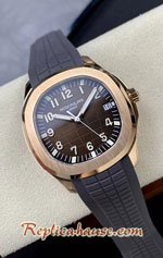 Patek Philippe Aquanaut Rose Gold 5167R-001 Brown Dial Swiss 3KF Replica Watch 02
