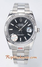 Rolex Datejust 41mm Black Dial Swiss Replica Watch 08