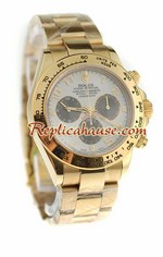 Rolex Replica Daytona Gold Swiss Watch 10