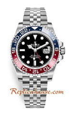 Rolex GMT Masters II Pepsi Red Blue 3285 Jubilee - Swiss Noob Replica Watch 03