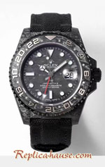 Rolex GMT Masters II DiW Carbon Black Dial Red Hand- Swiss Replica Watch 03