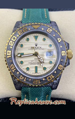 Rolex GMT Masters II DiW Arabic Carbon Two Tone - Swiss Replica Watch 05