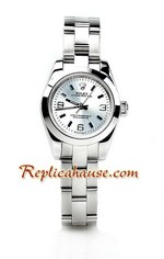 Rolex Replica Datejust Silver Ladies Watch 16