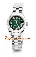 Rolex Replica Datejust Silver Ladies Watch 05