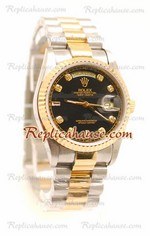 Rolex Replica Day Date Two Tone Swiss Watch 15