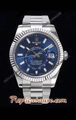 Rolex Sky Dweller Blue Dial Swiss Replica Watch 03
