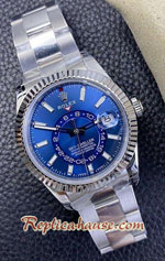 Rolex Sky Dweller Blue Dial 42mm Swiss Noob Replica Watch 05
