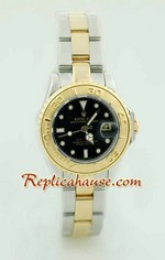 Rolex Yachtmaster Two Tone Ladies Size 7