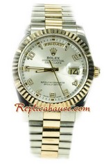 Rolex Day Date Two Tone Swiss Replica watch 05