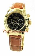 Rolex Replica Daytona Leather - Roman Hour Markers 01