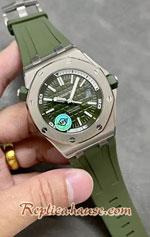 Audemars Piguet Royal Oak 15710 Diver Dark Green Dial 42MM Swiss APS Replica Watch 07