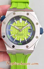 Audemars Piguet Royal Oak 15710 Diver Green Dial 42MM Swiss JF Replica Watch 05