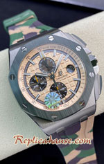 Audemars Piguet Royal Oak Offshore CAMO 3126 Black Dial 44MM Swiss JF Replica Watch 12