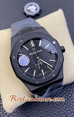 Audemars Piguet Royal Oak PVD Coated 3120 Black Dial 41MM Swiss ZF Replica Watch 13