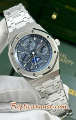 Audemars Piguet Royal Oak Perpetual Calendar 26574ST Blue Dial 41MM Swiss Replica Watch 02