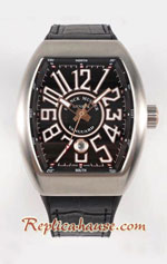 Franck Muller Vanguard V45 Titanium 44mm Swiss Replica Watch 01