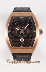 Franck Muller Vanguard Rose Gold 44mm Swiss Replica Watch 06