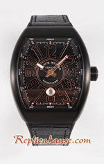 Franck Muller Vanguard V45 PVD 44mm Swiss ABF Replica Watch 04