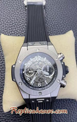Hublot Big Bang Unico Black Dial 44MM Swiss ZF Replica Watch 27
