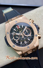 Hublot Big Bang Unico Rose Gold Black Dial 44MM Swiss ZF Replica Watch 19