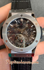 Hublot Classic Fusion Tourbillon Black Dial 45MM Swiss JB Replica Watch 14
