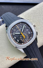 Patek Philippe Aquanaut 5968A Black Rubber Swiss Replica Watch 01