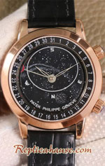 Patek Philippe 6102R Grand Compilations Handwind Black Dial Swiss JJF Replica Watch 03<font color=red>หมดชั่วคราว</font>