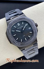 Patek Philippe Nautilus DiW 5711 Edition Ceramic Carbon Swiss DIW Replica Watch 01