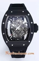 Richard Mille RM-055 Ceramic Casing with Genuine Tourbillon Super Clone Swiss Replica Watch 01