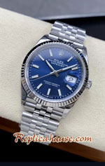 Rolex Datejust 36mm Blue Dial Jubilee VSF Swiss Replica Watch 02
