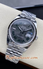 Rolex Datejust 36mm Wimbledon Jubilee VSF Swiss Replica Watch 04