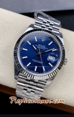 Rolex Datejust 41mm Blue Dial Jubilee VSF Swiss Replica Watch 01