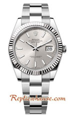 Rolex Datejust 41mm WhiteSilver Dial VSF Swiss Replica Watch 11