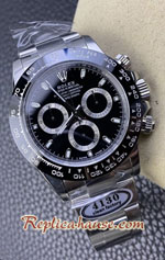 Rolex Daytona Ceramic Black Dial Swiss Clean V2 Replica Watch 02