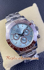 Rolex Daytona Ice Blue Ceramic Swiss BT Replica Watch 03