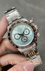 Rolex Daytona Ice Blue 4131 Swiss QF Replica Watch 09