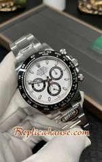 Rolex Daytona White Dial Ceramic Swiss BT Replica Watch 01