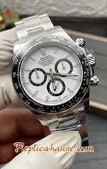 Rolex Daytona Ceramic White Dial 4131 Swiss BT Replica Watch 05