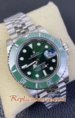 Rolex Submariner Green Dial Ceramic Hulk 40mm 3135 Jubilee Swiss EW Replica Watch 01