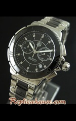 Tag Heuer Formula 1 Chronograph Black Ceramic Ladies 40mm Swiss Replica Watch 02
