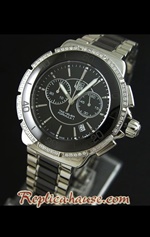 Tag Heuer Formula 1 Chronograph Black Ceramic Diamond Ladies 40mm Swiss Replica Watch 03
