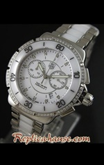 Tag Heuer Formula 1 Chronograph White Ceramic Diamond Ladies 40mm Swiss Replica Watch 04